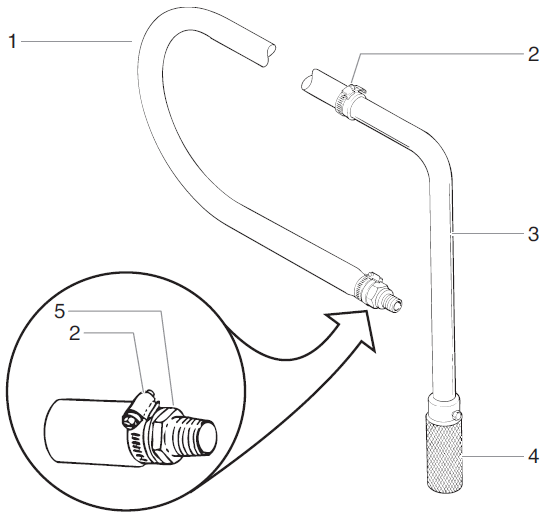 PowrLiner 4900 Siphon Hose Assembly(P/N 103-841) Parts